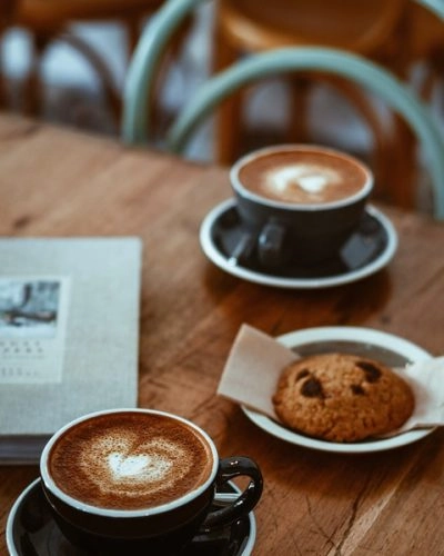Scones and Cappuccino at Java Junction